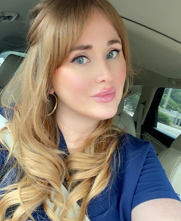 Hair styling results after
